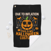 Serviette De Golf En raison de l'inflation, c'est mon Halloween (En situation)