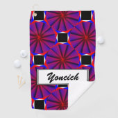 Serviette De Golf Endless Pinwheel par Kenneth Yoncich (En situation)