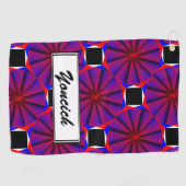 Serviette De Golf Endless Pinwheel par Kenneth Yoncich (Horizontal)