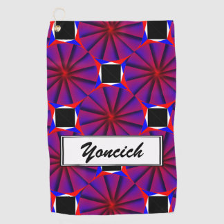 Serviette De Golf Endless Pinwheel par Kenneth Yoncich