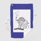 Serviette De Golf Énergie éléphante (En situation)