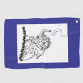 Serviette De Golf Énergie éléphante (Horizontal)