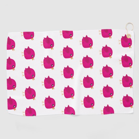 Serviette De Golf Enfants mignonette birdy (Horizontal)