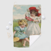 Serviette De Golf Enfants victoriens (En situation)