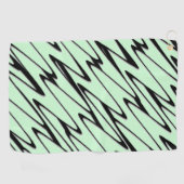 Serviette De Golf Engager la dynamique verte de la menthe (Horizontal)