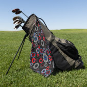Serviette De Golf Engrenages Colorés (Vert)