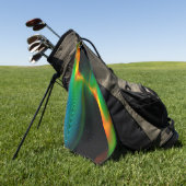 Serviette De Golf Entangage quantique (Vert)