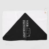 Serviette De Golf Entreprise Modèle personnalisée Créez votre propre (Horizontal)