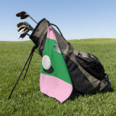 SERVIETTE DE GOLF ENTREZ DANS LE TROU (Vert)