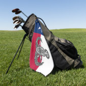 Serviette de golf EOD TX (Vert)