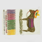 Serviette De Golf Éplucher la queue sur l'âne (Horizontal)