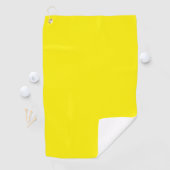Serviette De Golf Équipe de golf universitaire jaune et noir (En situation)