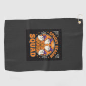 Serviette De Golf Équipe de la saison effrayante d'Halloween avec de (Horizontal)