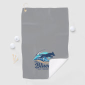 SERVIETTE DE GOLF ÉQUIPE DE PÊCHE SURF BLUEDOG (En situation)