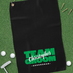 Serviette De Golf Équipe Marié Amusant Garçon d'Honneur Golfeur Spor