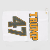 Serviette De Golf Équipe Retro Trump 47 Vintage (Horizontal)