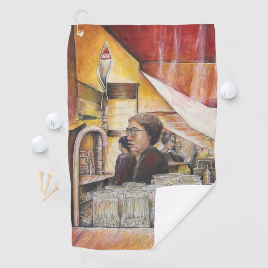 Serviette De Golf Équivalent lumineux des émotions passionnées (En situation)