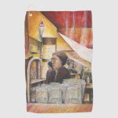 Serviette De Golf Équivalent lumineux des émotions passionnées (Devant)