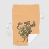 Serviette De Golf Esprit de balles de golf perdues, Golf Ball Eater  (En situation)