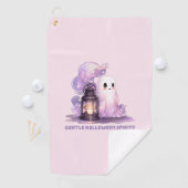 Serviette De Golf Esprits doux d'Halloween (En situation)