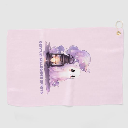 Serviette De Golf Esprits doux d'Halloween (Horizontal)