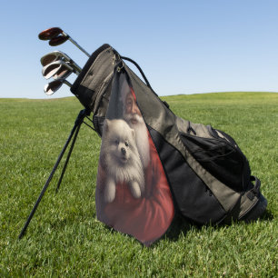 Serviette De Golf Esquimau américain avec Noël Festif du Père Noël