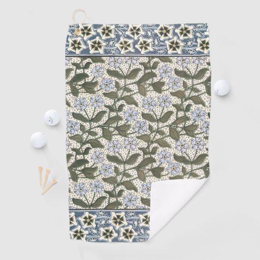 Serviette De Golf Été Périwinkel Fleur Plutôt Élégant Floral (En situation)