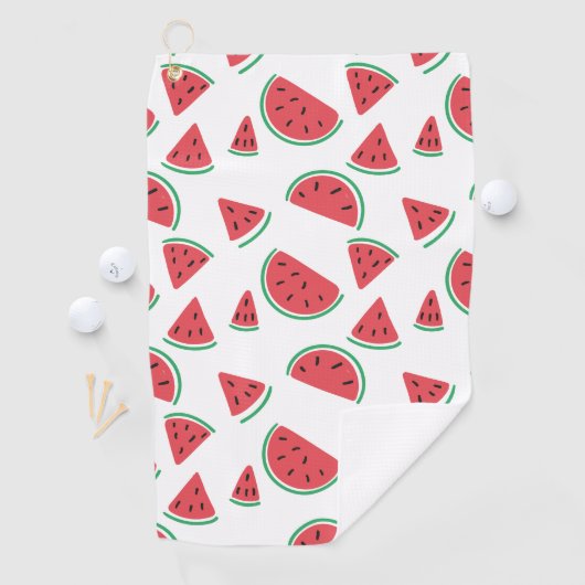 Serviette De Golf Eté Watermelon Slices Motif (En situation)