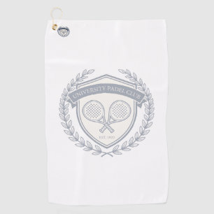 Serviette De Golf Étiquette de sac personnalisée pour club de padel