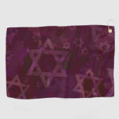 Serviette De Golf Étoile de David (Horizontal)