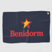 Serviette De Golf Étoiles d'Espagne – Benidorm (Horizontal)