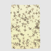 Serviette De Golf Étoiles dorées (Devant)