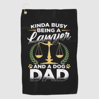 Serviette De Golf Être Un Avocat Et Un Papa De Chien