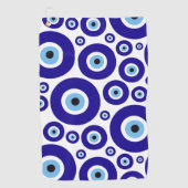 Serviette De Golf Evil Eye Pattern, Greek Eye, Turkish Eye, Nazar (Devant)