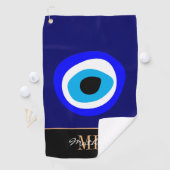 Serviette De Golf Evil Eye Talisman & arabe Amulet /turc, grec (En situation)