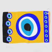 Serviette De Golf Evil Eye Talisman & arabe Amulet /turc, grec (Horizontal)