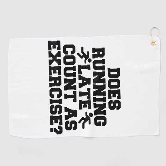 Serviette De Golf Exécution tardive (Horizontal)