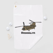 Serviette De Golf Exemple d'hélicoptère militaire Chinook (En situation)