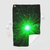 Serviette De Golf Explosion verte (En situation)