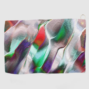 Serviette De Golf Extravagance subtile ou colorée dans un rocher vir