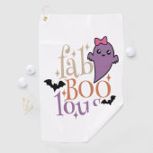 Serviette De Golf Fa BOO Lous Fa BOO Lous Halloween Ghost (En situation)