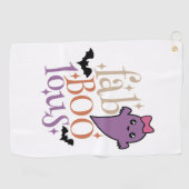 Serviette De Golf Fa BOO Lous Fa BOO Lous Halloween Ghost (Horizontal)