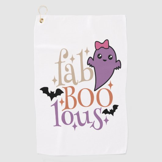 Serviette De Golf Fa BOO Lous Fa BOO Lous Halloween Ghost (Devant)