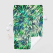 Serviette De Golf Fabric Texture Green Fur Design-68745 (En situation)
