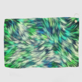 Serviette De Golf Fabric Texture Green Fur Design-68745 (Horizontal)