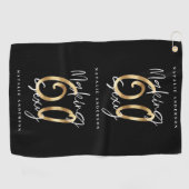 Serviette De Golf Faire 60 look bon or fête anniversaire bain (Horizontal)