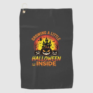Serviette De Golf Faire grandir un peu d'Halloween à l'intérieur d'u