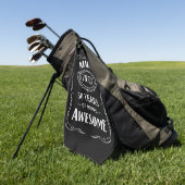 Serviette De Golf Fait en 1973 50 ans d'être génial anniversaire 202 (Vert)