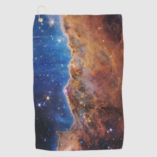 Serviette De Golf Falaises cosmiques Carina Nebula Space Webb Telesc (Devant)
