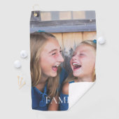 Serviette De Golf Famille de photos élégante (En situation)